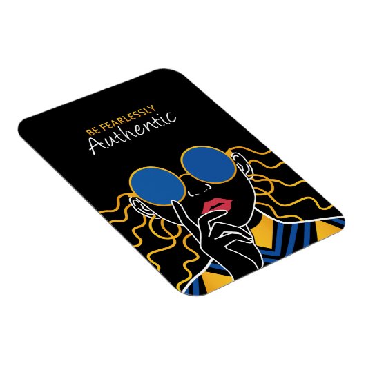 Wees onbevreesd authentiek magneet (Rechterzijde)