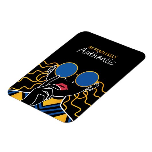 Wees onbevreesd authentiek magneet (Linkerzijde)