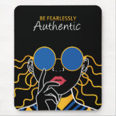 Wees onbevreesd authentiek muismat (Voorkant)