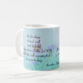 Wees onbevreesd, exodus 14 koffiemok (Voorkant links)