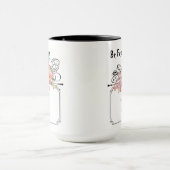 Wees Onbevreesd Mok: Aanmoedigende Spreuk Mok (Midden)