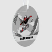 Wees onbevreesd - Snowboarder Ornament (voorkant)