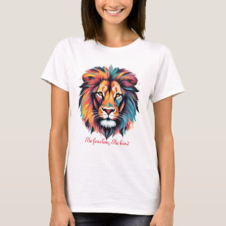 Wees onbevreesd, wees vriendelijk - Women Basic T- T-shirt