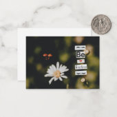 Wees onbevreesd Wenskaart Notitiekaartje (Voorkant / Achterkant in situ)