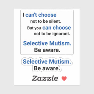 Wees onbewust sticker