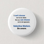Wees onbewust van Button (Voorkant)