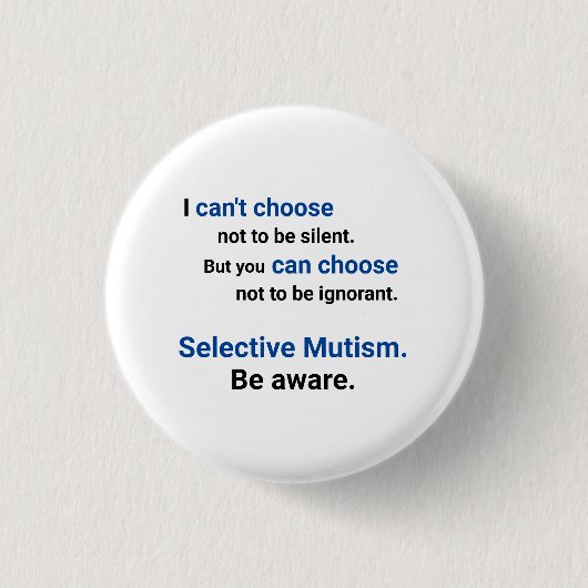 Wees onbewust van Button (Voorkant)