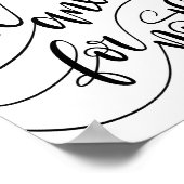 Wees ongerust over niets - Christelijke letters Poster (Hoek)