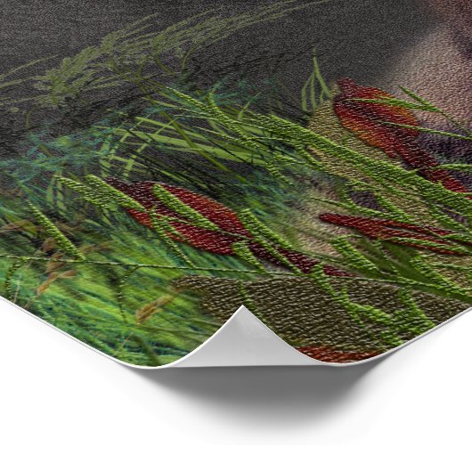 Wees ongerust over niets Christelijke poster (Hoek)