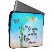 Wees ongerust over niets Filippijnen 4:6 15 Laptop Sleeve (Voorkant Rechts)