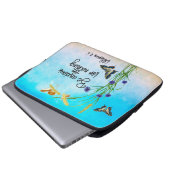 Wees ongerust over niets Filippijnen 4:6 15 Laptop Sleeve (Voorkant onderkant)
