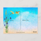 Wees ongerust over niets Filippijnen 4:6 Briefkaart (Achterkant)