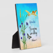 Wees ongerust over niets Filippijnen 4:6 Fotoplaat (Zijkant)