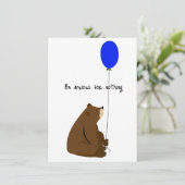 Wees ongerust over niets kaart (Staand voorkant)