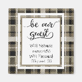 Wees ons beste WiFi-wachtwoord magneet (Voorkant)