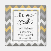 Wees ons beste WiFi-wachtwoord magneet (Voorkant)