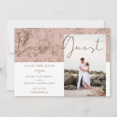 Wees ons gastfotopaar modern Roos Gold (Voorkant)