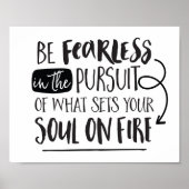 Wees onverdiend in het nastreven van wat uw bron i poster (Voorkant)