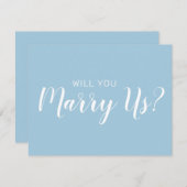 Wees onze ambtenaar | Trouwen Trouwen is stoffig b Kaart (Voorkant / Achterkant)