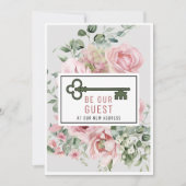 Wees onze gast | Housewarming Party Fill-In Kaart (Voorkant)