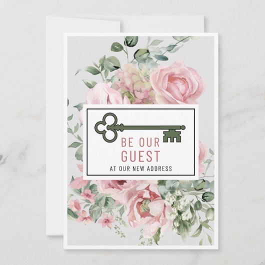 Wees onze gast | Housewarming Party Fill-In Kaart (Voorkant)