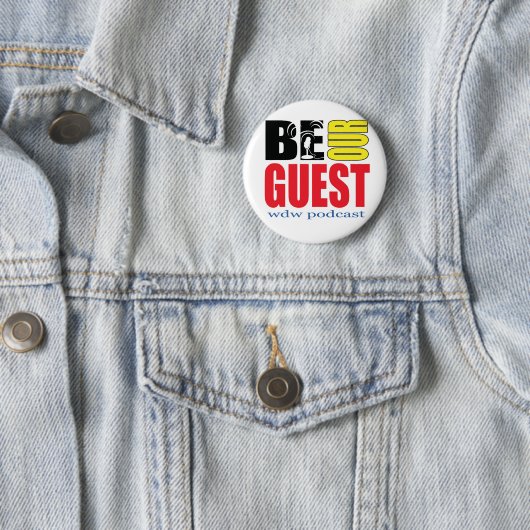 Wees onze gastpodcast Button! Ronde Button 5,7 Cm (In situ)