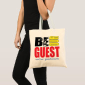 Wees onze gastpodcast-Canvas tas (Voorkant (product))