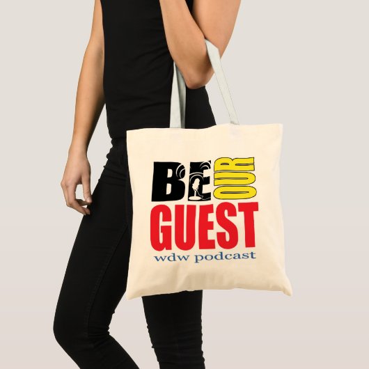 Wees onze gastpodcast-Canvas tas (Voorkant (product))