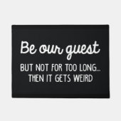 Wees onze gastvrouw deurmat (Voorkant)