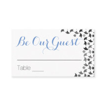 Wees onze gastvrouw | Naam Kaarten en huwelijkstip