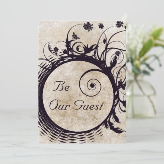 Wees onze uitnodiging voor het uitzenden van het g (Staand voorkant)