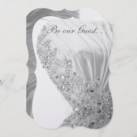 Wees onze uitnodiging voor het uitzenden van het g (Voorkant / Achterkant)