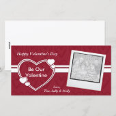 Wees onze Valentijn Valentijnsdag Fotokaarten Feestdagenkaart (Voorkant / Achterkant)