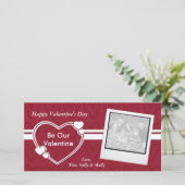 Wees onze Valentijn Valentijnsdag Fotokaarten Feestdagenkaart (Staand voorkant)