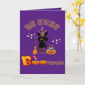 Wees ooit bootiful Halloween Kaart (Gele Bloem)