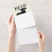 wees op all in one uitnodiging (Afscheurbaar)