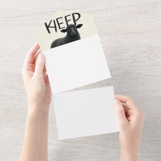 wees op all in one uitnodiging (Afscheurbaar)