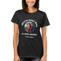 Wees op je hoede voor aids. Wereld Aids Dag.