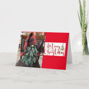 **WEES OPGEWEKT EN GELUKKIG** MET KERST FEESTDAGEN KAART