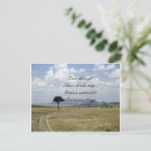 Wees optimistisch briefkaart (Staand voorkant)