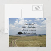 Wees optimistisch briefkaart (Voorkant / Achterkant)