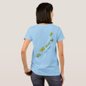 Wees optimistisch en bevuilde kikkers t-shirt (Achterkant volledig)