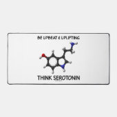 Wees optimistisch en moedig denk aan serotonine mo bureaumat (Voorkant)