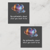 Wees Optimistisch Over Wat Je Wil Zijn Informatiekaartje (Voorkant / Achterkant)