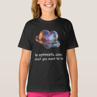 Wees Optimistisch Over Wat Je Wil Zijn T-shirt