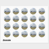 Wees optimistisch ronde sticker (Vel)