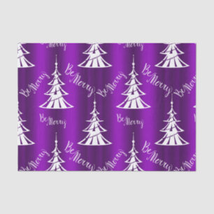 Wees Paarse kerst Tissuepapier