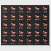 Wees persistent Funny Ant Pun Dark BG Cadeaupapier (Vlak)