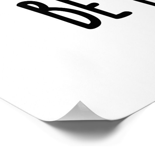 Wees persistent Funny Ant Pun Poster (Hoek)