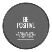 Wees positief Hockey Puck (Voorkant)